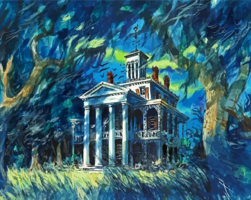 The Haunted Mansion Paint By Numbers