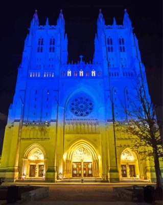 The National Cathedral Washington Paint By Numbers