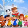 The Peanuts Gang Paint By Numbers