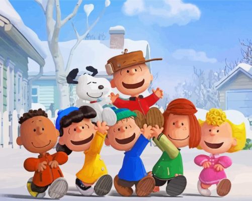 The Peanuts Gang Paint By Numbers