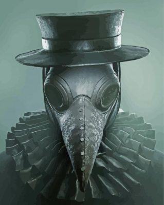 The Plague Doctor Mask Paint By Numbers