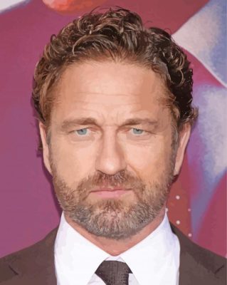 The Scottish Actor Gerard Butler Paint By Numbers