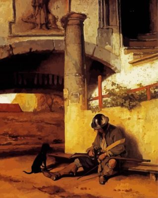 The Sentry Carel Fabritius Paint By Numbers