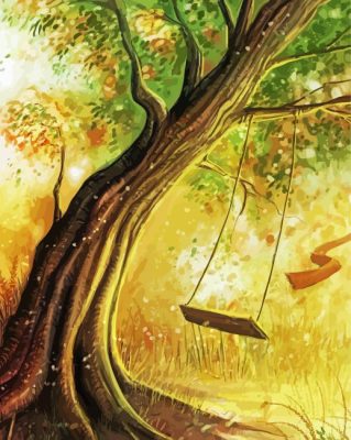 The Tree Swing Paint By Numbers