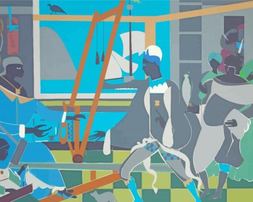 The Return Of Odysseus By Romare Bearden Paint By Numbers