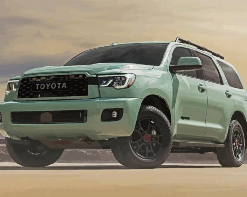 Toyota Sequoia Paint By Numbers