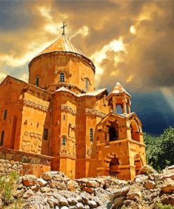 Turkey Akhtamar Armenian Church Paint By Numbers