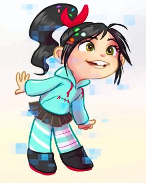 Vanellope Von Schweetz Art Paint By Numbers - Painting By Numbers