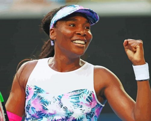 Venus Williams Player Paint By Numbers