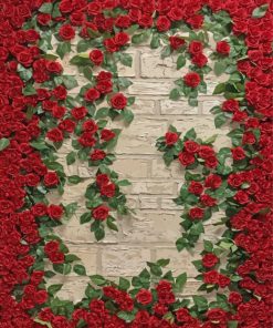 Wall Of Roses Paint By Numbers