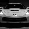 White Chevrolet Stingray Car Paint By Numbers