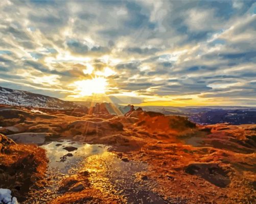 Yorkshire Moorland Nature Paint By Numbers