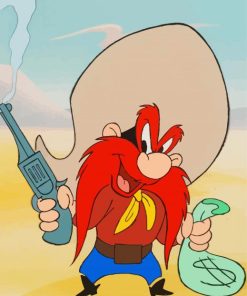 Yosemite Sam Character Paint By Numbers