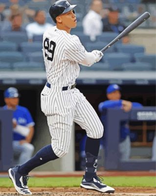 Aesthetic Aaron Judge Player Paint By Numbers