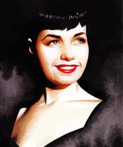 Aesthetic Bettie Page Paint By Numbers
