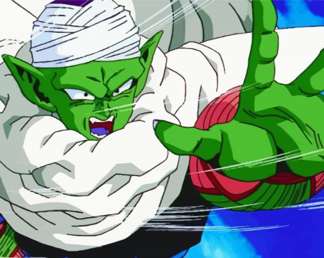 Aesthetic Dragon Ball Z Piccolo Paint By Numbers - Painting By Numbers