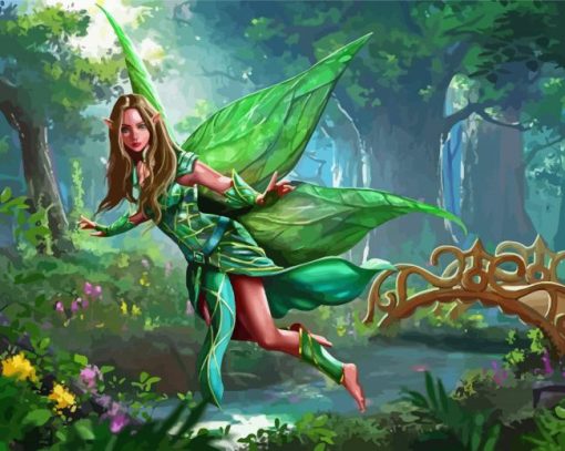Aesthetic Fairy Forest Paint By Numbers