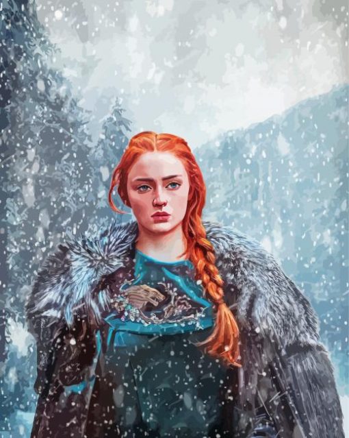 Aesthetic Queen Sansa Art Paint By Numbers