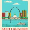 Aesthetic St Louis Mo Paint By Numbers