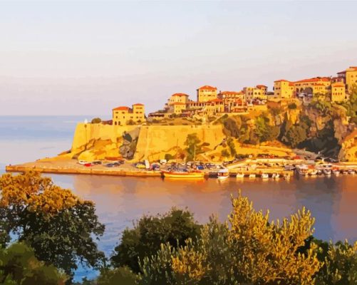 Aesthetic Ulcinj City Paint By Numbers