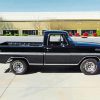Aesthetic Black 1971 Ford Pickup Paint By Numbers