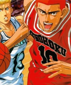 Aesthetic Slam Dunk Illustration Paint By Numbers