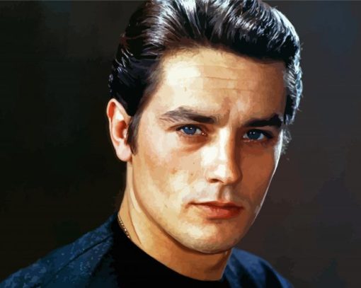 Alain Delon Paint By Numbers