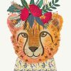 Animals With Flower Crown Paint By Numbers