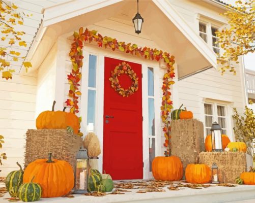 Autumn Decorations Paint By Numbers