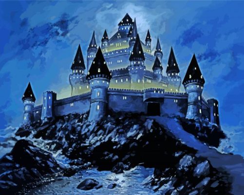 Baldurs Gate Castle Paint By Numbers