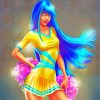 Beautiful Girl Cheerleading Art Paint By Numbers