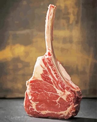 Beef Tomahawk Paint By Numbers