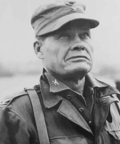 Black And White Chesty Puller Paint By Numbers