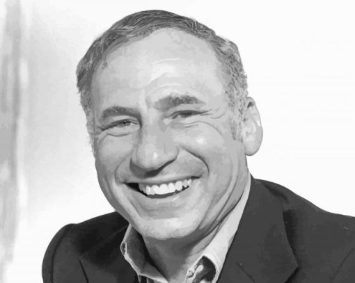 Black And White Mel Brooks Paint By Numbers