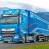 Blue Trucks Daf Paint By Numbers