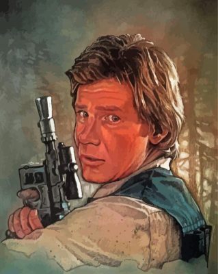 Cool Han Solo Paint By Numbers