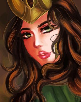 Cool Lady Loki Paint By Numbers