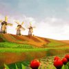 Cool Netherlands Countryside Art Paint By Numbers