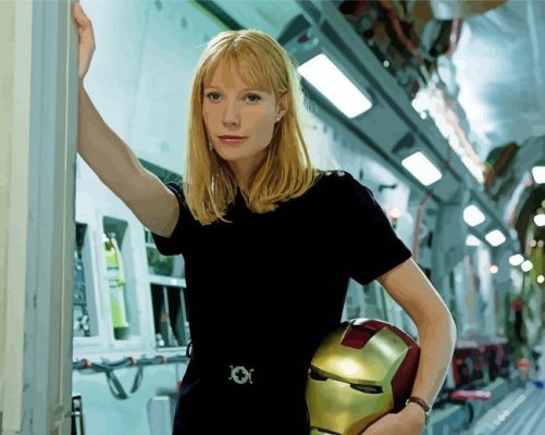 Cool Pepper Potts Paint By Numbers