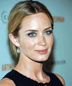 Actress Emily Blunt Paint By Numbers