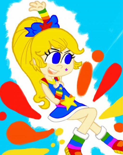 Cute Rainbow Brite Animation Paint By Numbers