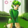 Cute Saria Legend Of Zelda Character Paint By Numbers