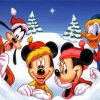 Disney Characters Mickey Mouse Christmas Paint By Numbers