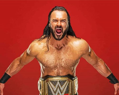 Drew Mcintyre Wwe Paint By Numbers