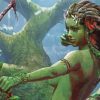 Dryad Warrior Paint By Numbers