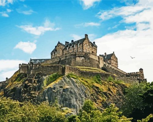 Edinburgh Castle Paint By Numbers