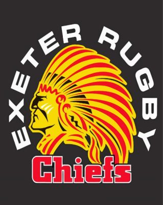 Exter Chiefs Logo Paint By Numbers