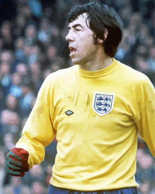 Football Player Gordon Banks Paint By Numbers