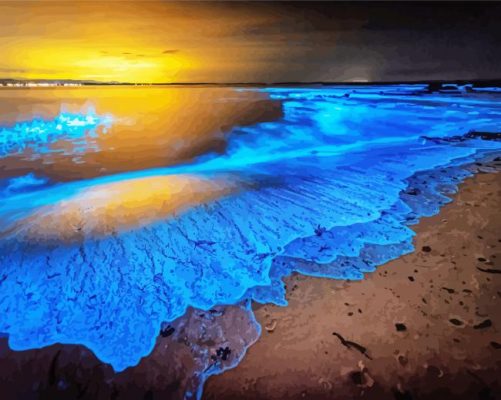 Glowing Algae Paint By Numbers