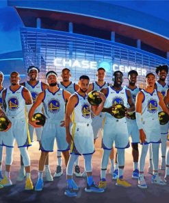 Golden State Warriors Team Paint By Numbers
